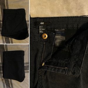 H&M - Black & White Polka Dot Shorts